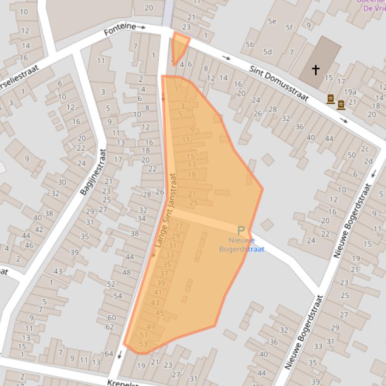 Kaart van postcodegebied 4301AH.