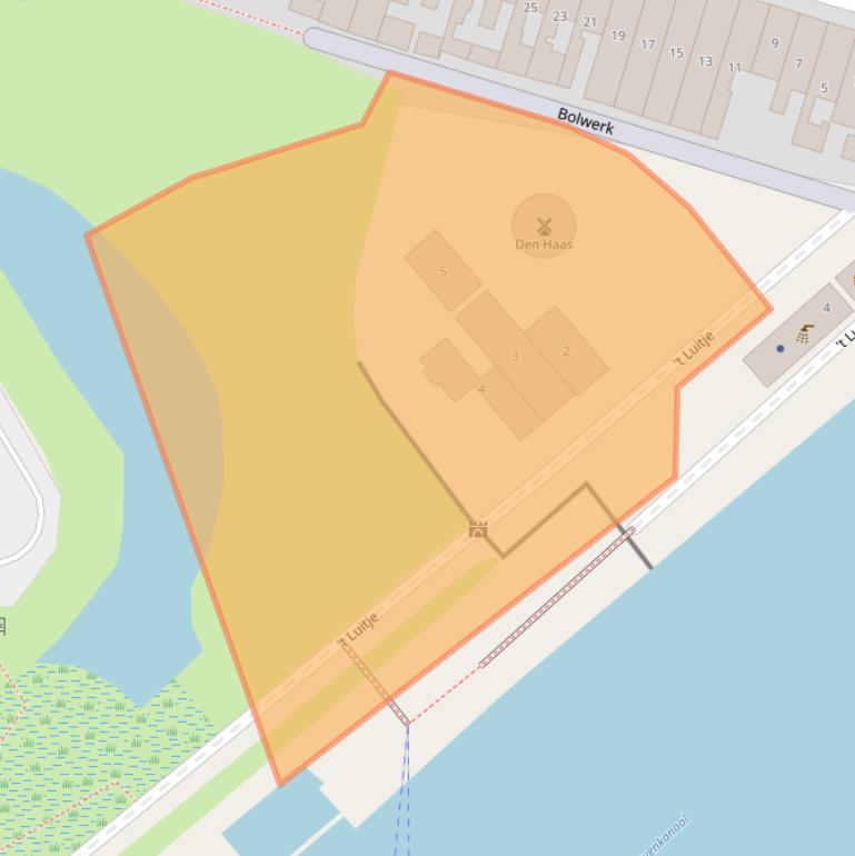 Kaart van postcodegebied 4301AP.