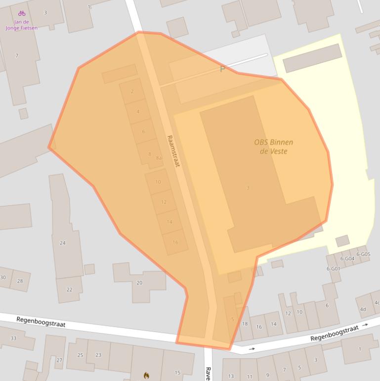 Kaart van postcodegebied 4301BP.