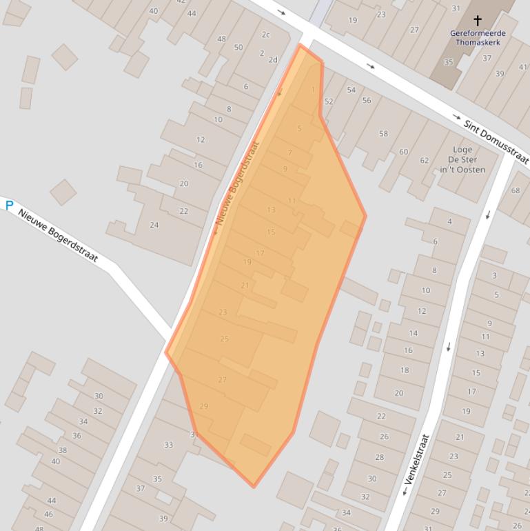 Kaart van postcodegebied 4301CV.
