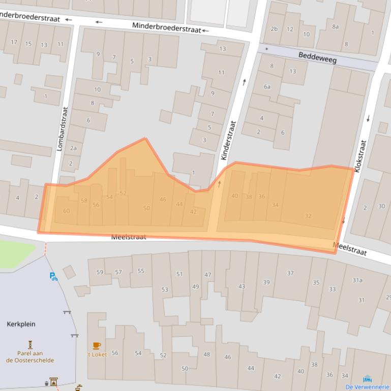 Kaart van postcodegebied 4301ED.