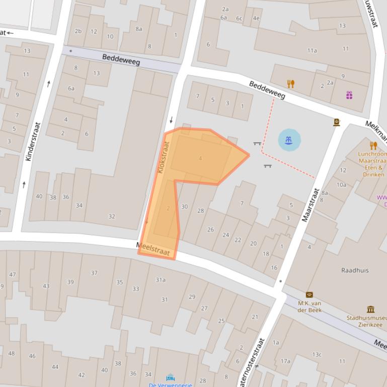 Kaart van postcodegebied 4301EH.