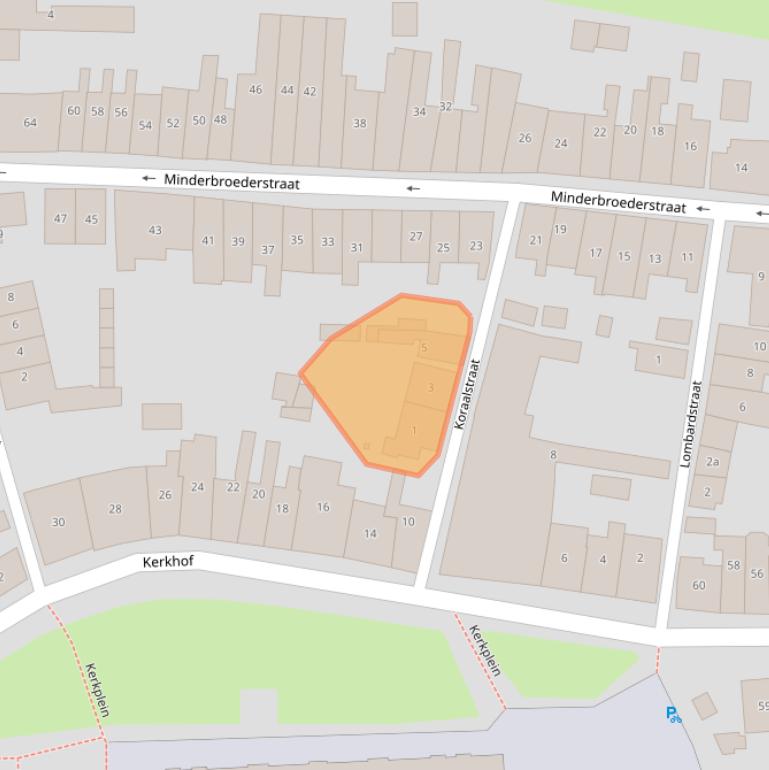 Kaart van postcodegebied 4301EN.