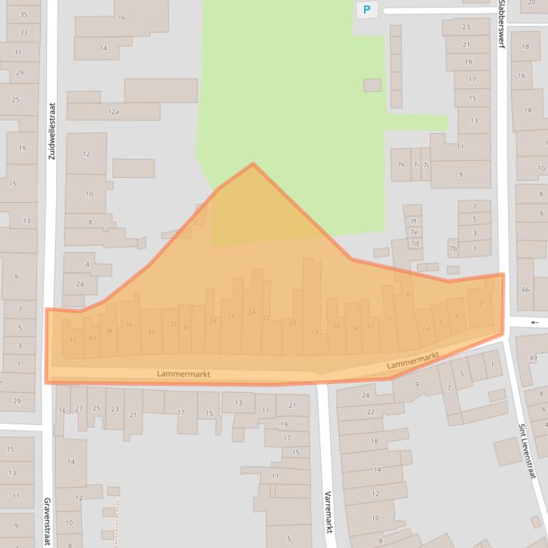 Kaart van postcodegebied 4301ET.