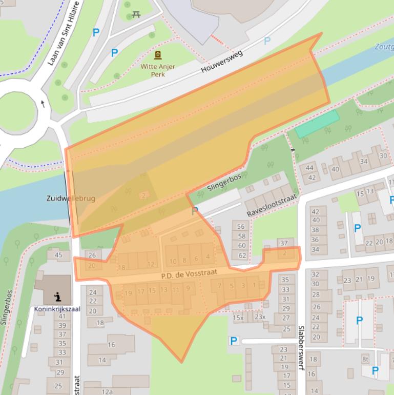 Kaart van postcodegebied 4301GR.