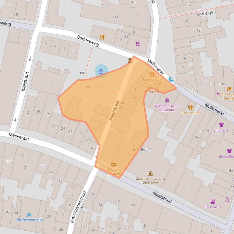 Kaart van postcodegebied 4301HA.