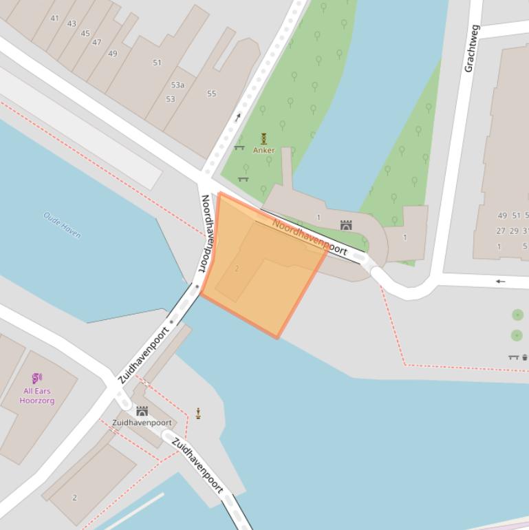 Kaart van postcodegebied 4301JM.