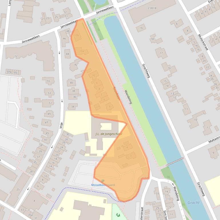 Kaart van postcodegebied 4301JV.