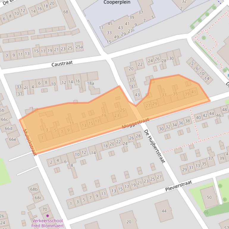 Kaart van postcodegebied 4301LE.