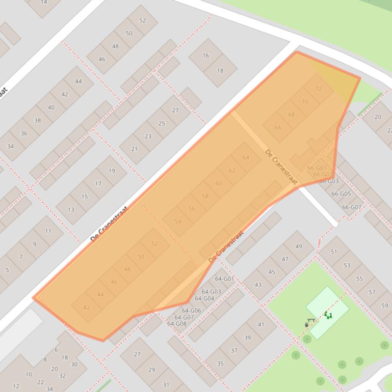 Kaart van postcodegebied 4301MK.
