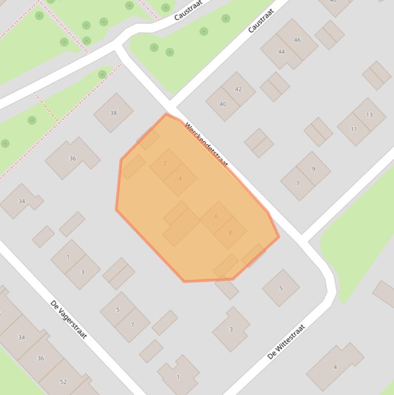 Kaart van postcodegebied 4301MP.