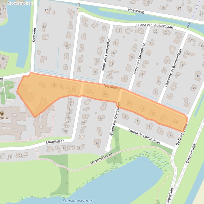 Kaart van postcodegebied 4301MX.