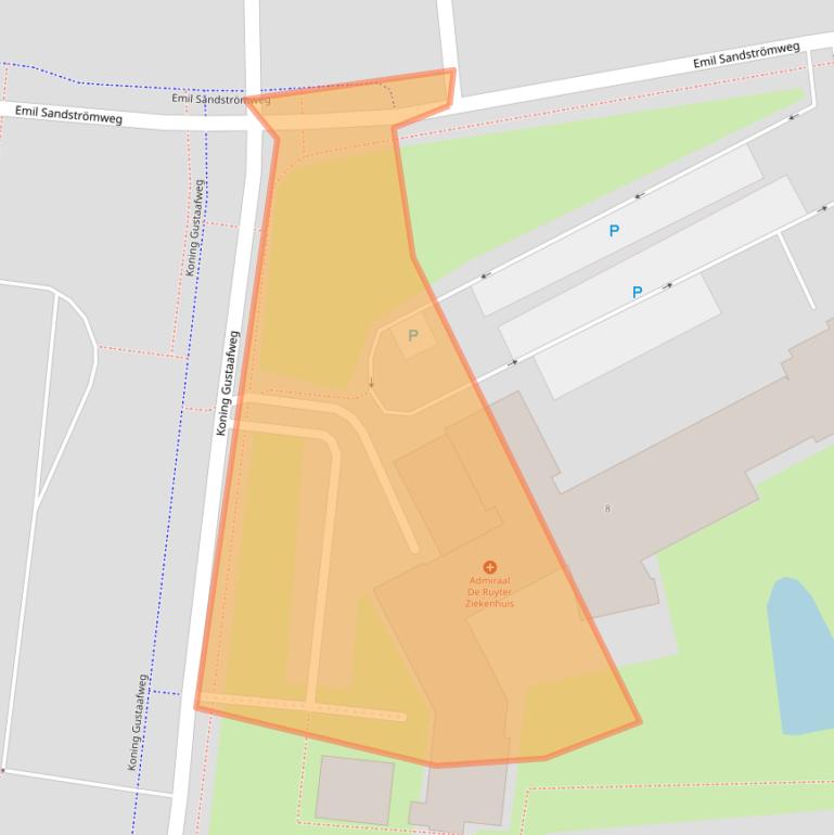 Kaart van postcodegebied 4301NP.