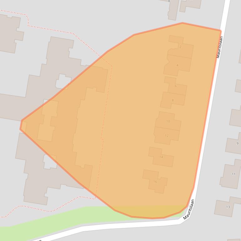 Kaart van postcodegebied 4301NT.