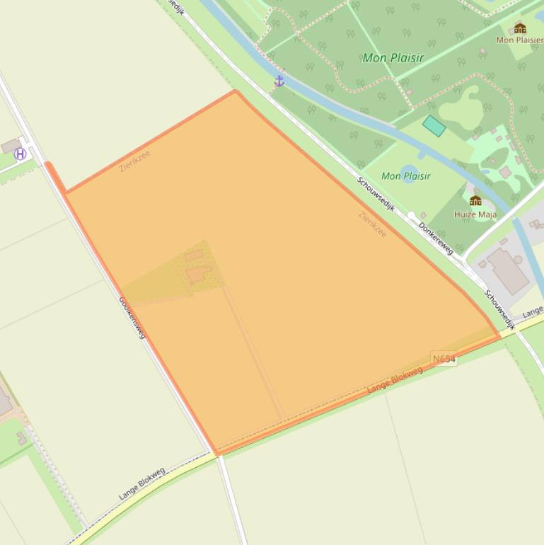 Kaart van postcodegebied 4301PD.