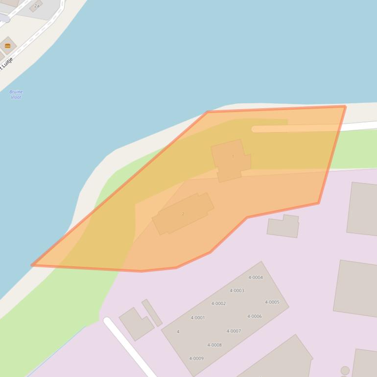 Kaart van postcodegebied 4301RG.