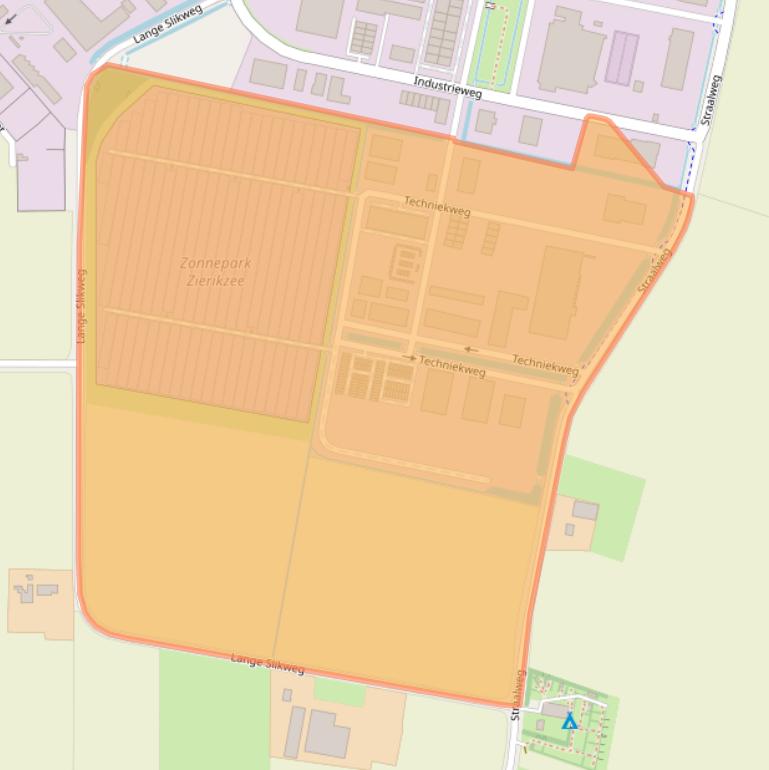 Kaart van postcodegebied 4301RT.