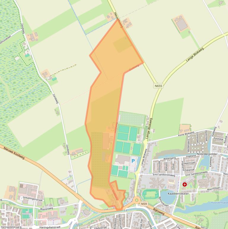 Kaart van postcodegebied 4301TC.