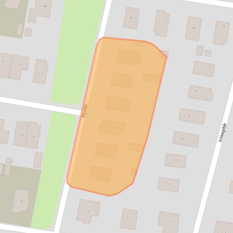 Kaart van postcodegebied 4303AL.