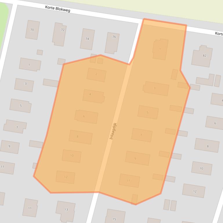 Kaart van postcodegebied 4303AM.