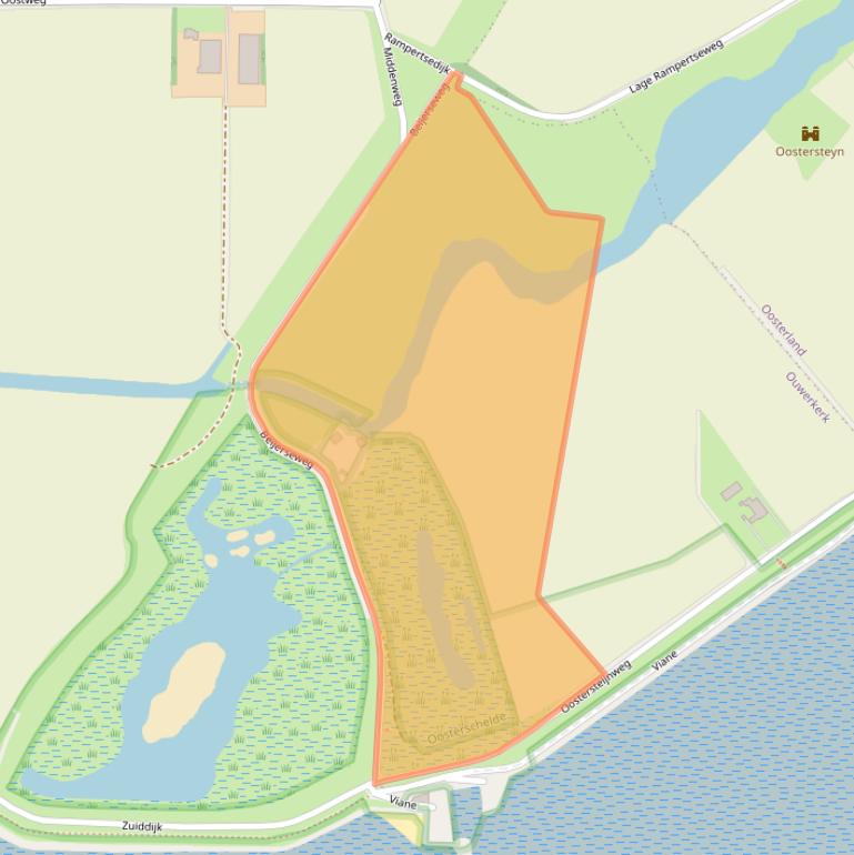 Kaart van postcodegebied 4305NC.