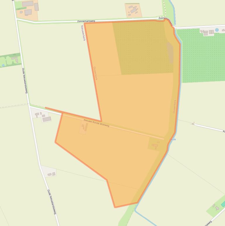 Kaart van postcodegebied 4305NG.