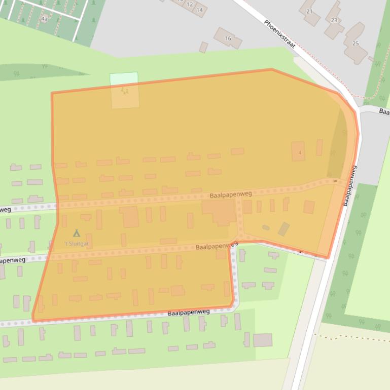 Kaart van postcodegebied 4305RG.