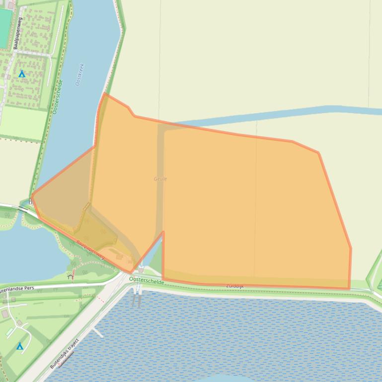 Kaart van postcodegebied 4305RH.