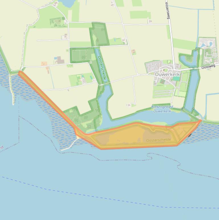 Kaart van postcodegebied 4305RJ.