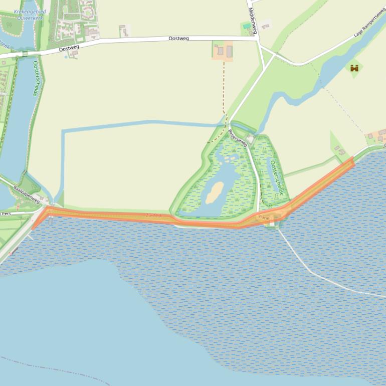 Kaart van postcodegebied 4305RL.