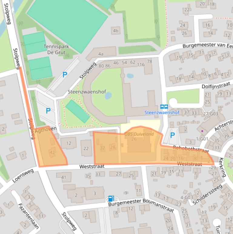 Kaart van postcodegebied 4306CN.