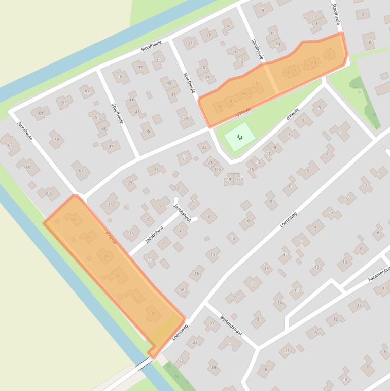 Kaart van postcodegebied 4306EB.