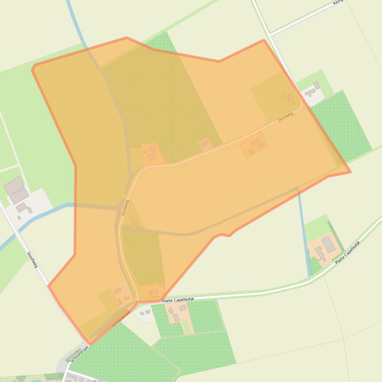 Kaart van postcodegebied 4306NG.