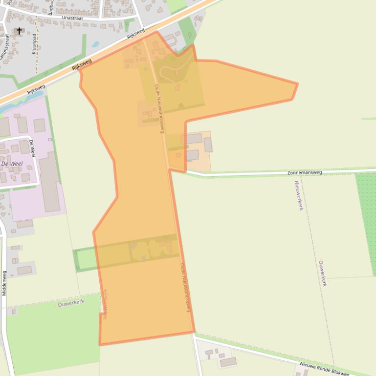 Kaart van postcodegebied 4306NN.