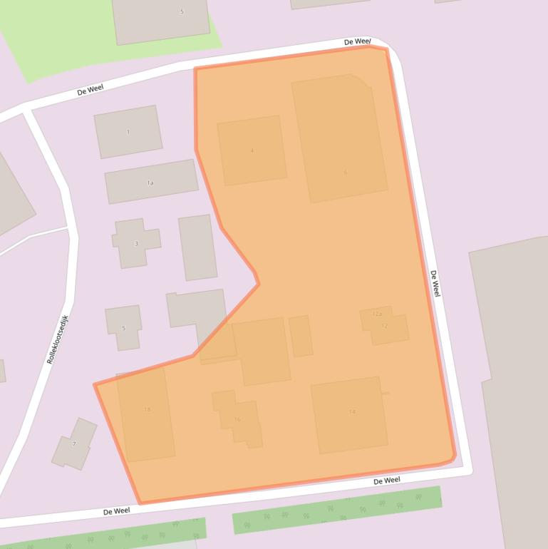 Kaart van postcodegebied 4306NW.