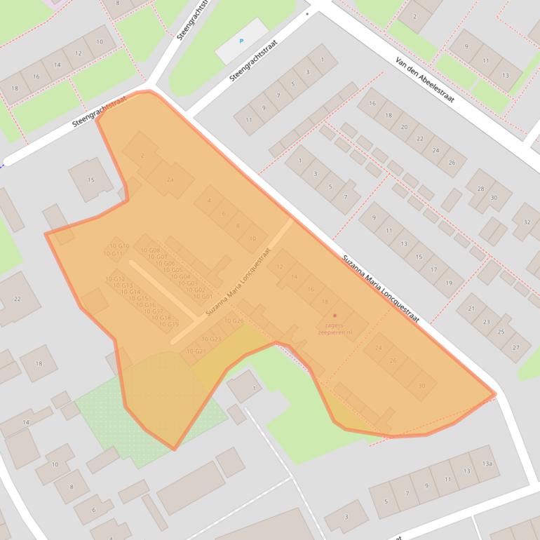 Kaart van postcodegebied 4307BH.