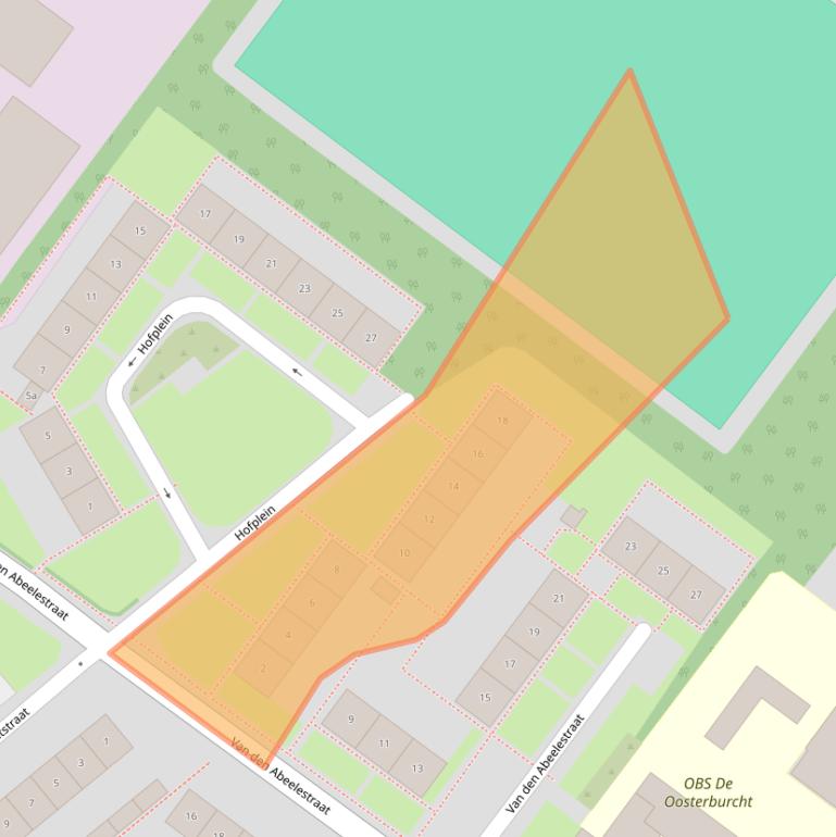 Kaart van postcodegebied 4307BL.