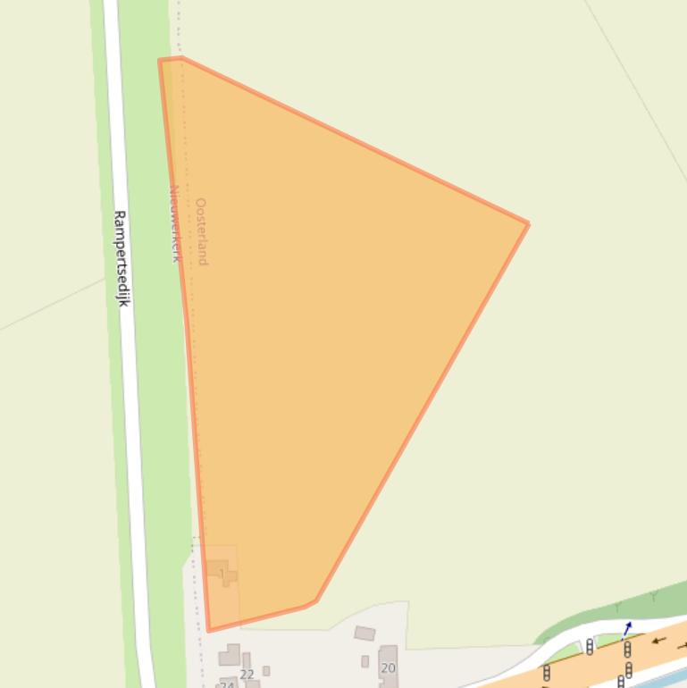 Kaart van postcodegebied 4307LH.