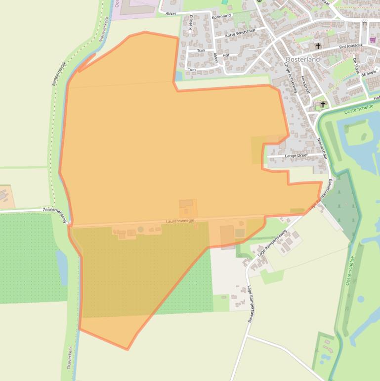 Kaart van postcodegebied 4307NM.