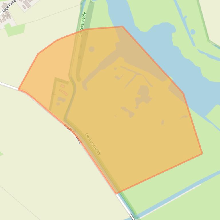 Kaart van postcodegebied 4307NP.