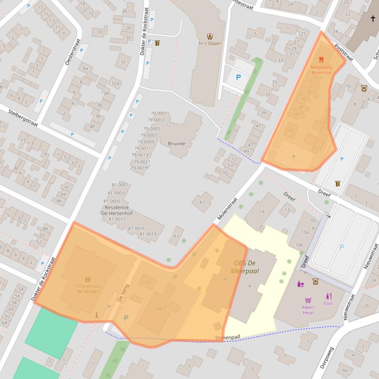 Kaart van postcodegebied 4311ED.