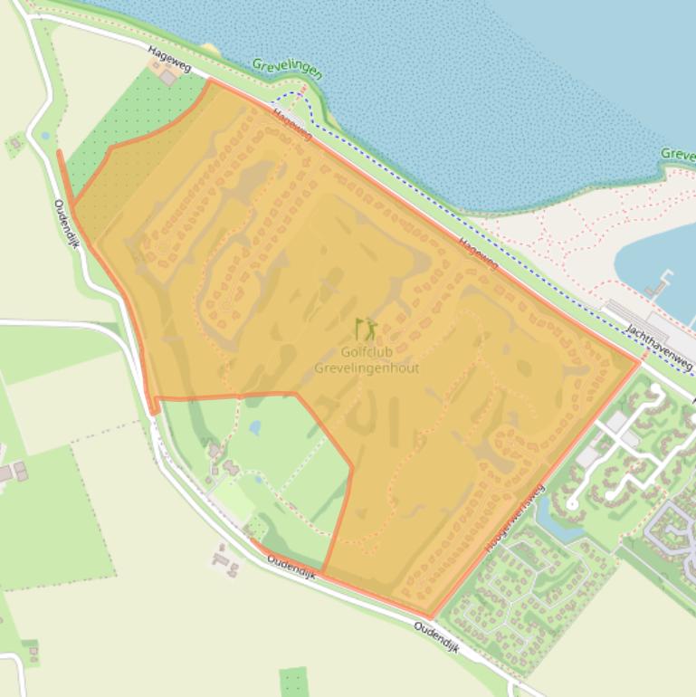 Kaart van postcodegebied 4311NL.