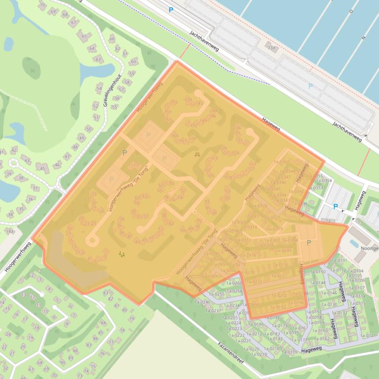 Kaart van postcodegebied 4311NP.