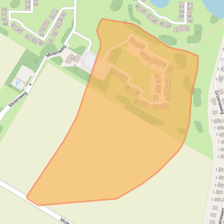 Kaart van postcodegebied 4311NX.