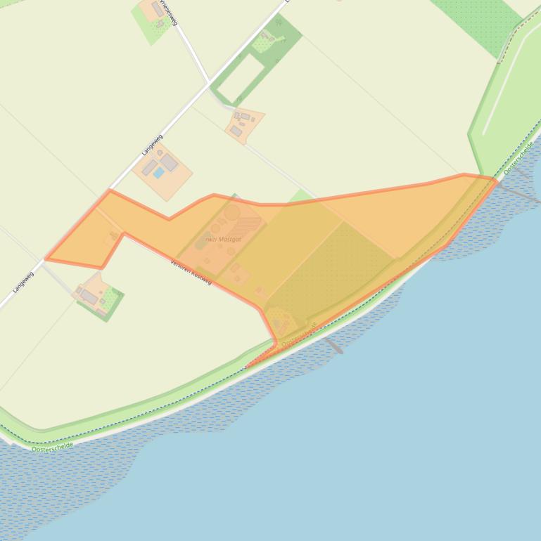 Kaart van postcodegebied 4311RD.