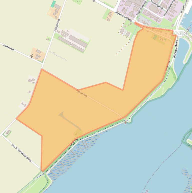 Kaart van postcodegebied 4311RG.