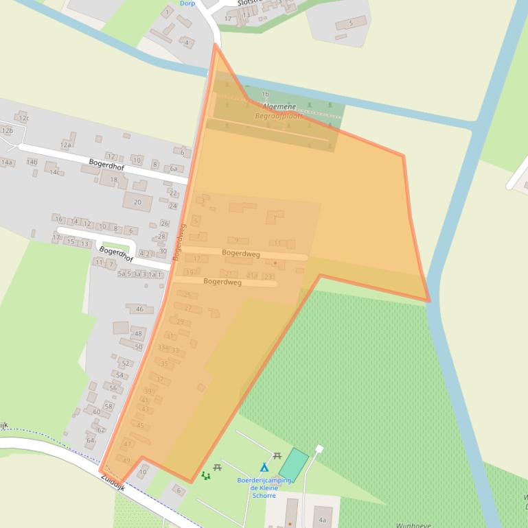 Kaart van postcodegebied 4315CB.