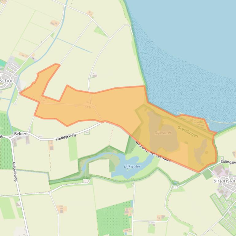 Kaart van postcodegebied 4315CG.