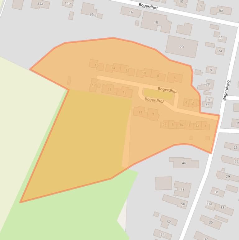 Kaart van postcodegebied 4315CL.