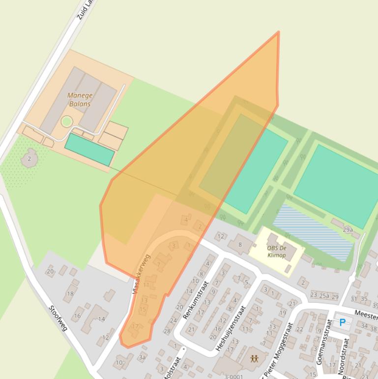 Kaart van postcodegebied 4315CN.